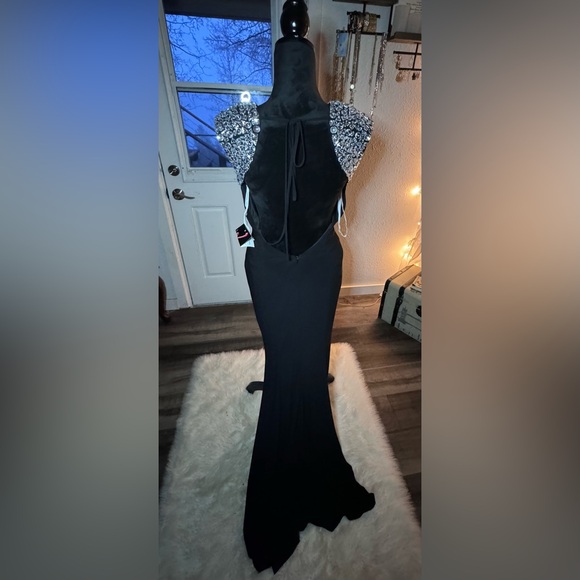 Black and Rhinestone Formal - Picture 2 of 4
